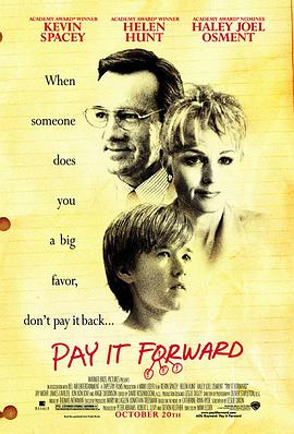 奈飞影视《让爱传出去 Pay It Forward》免费在线观看